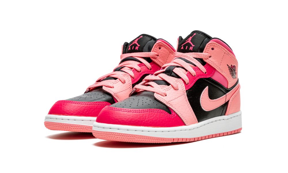 AIR JORDAN 1 MID GS "Coral Chalk"