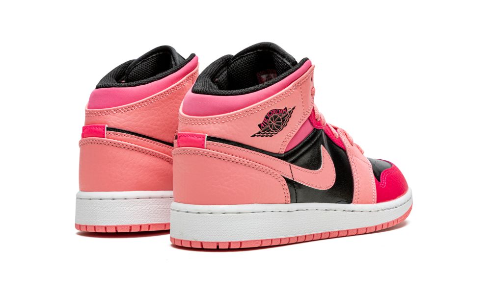 AIR JORDAN 1 MID GS "Coral Chalk"