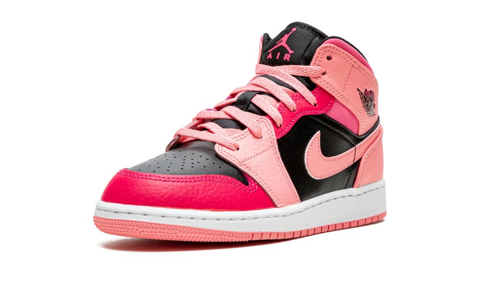 AIR JORDAN 1 MID GS "Coral Chalk"