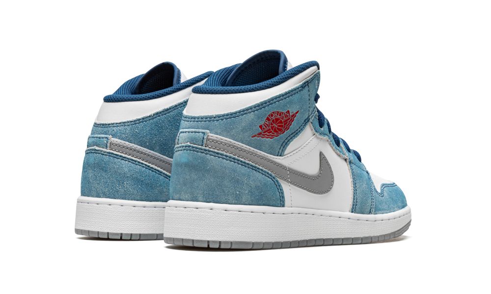 AIR JORDAN 1 MID SE GS "French Blue"