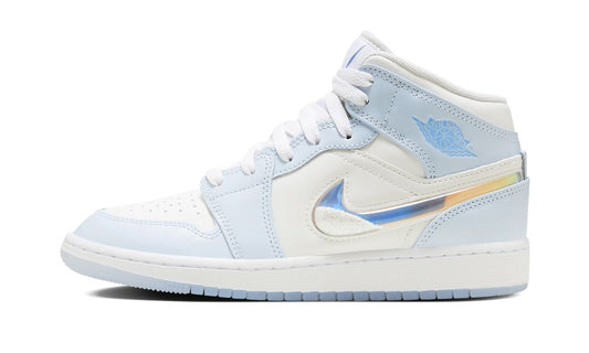 AIR JORDAN 1 MID SE GS "Glitter Swoosh"