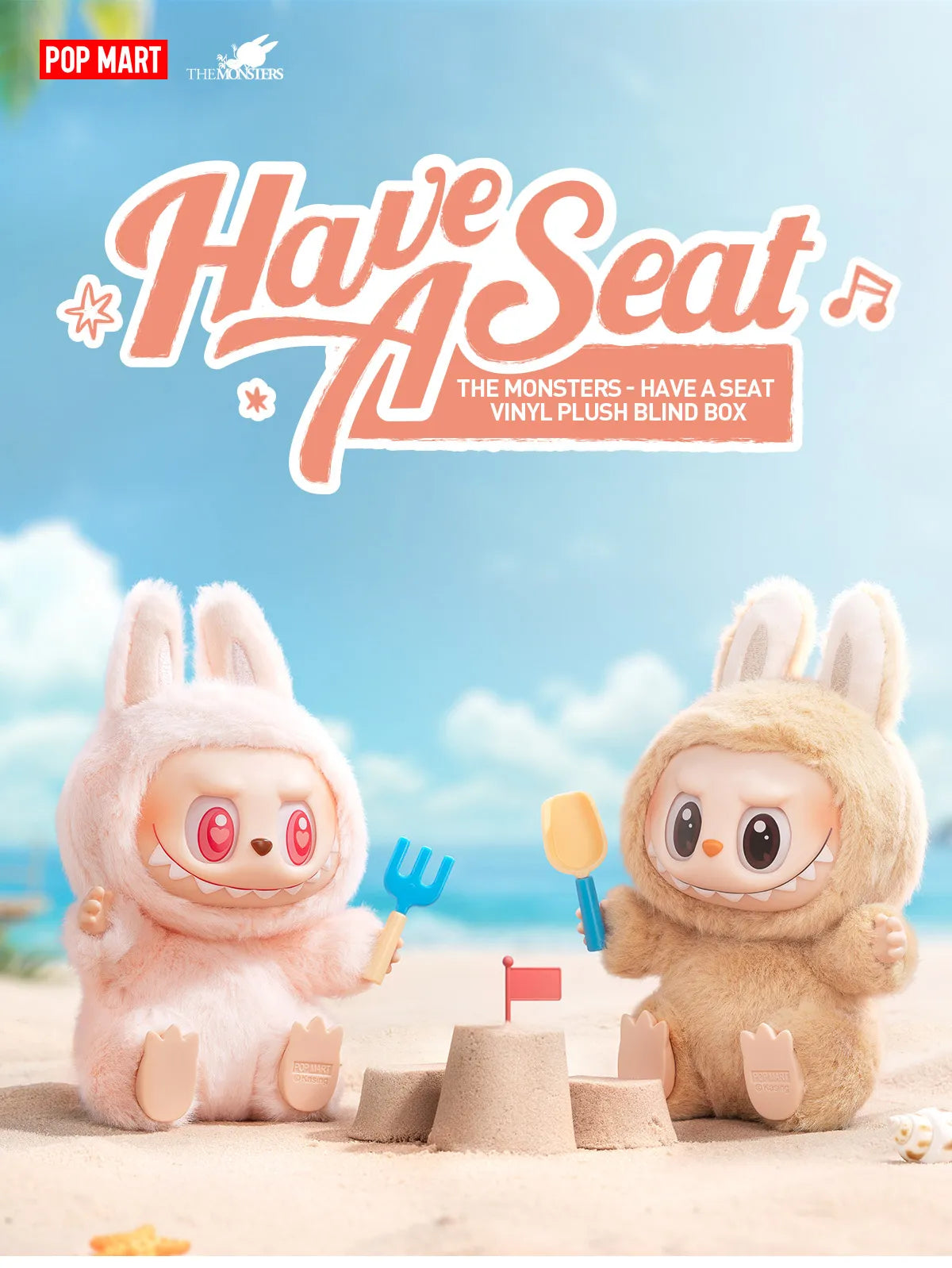 LABUBU - HAVE A SEAT VINYL PLUSH BLIND BOX