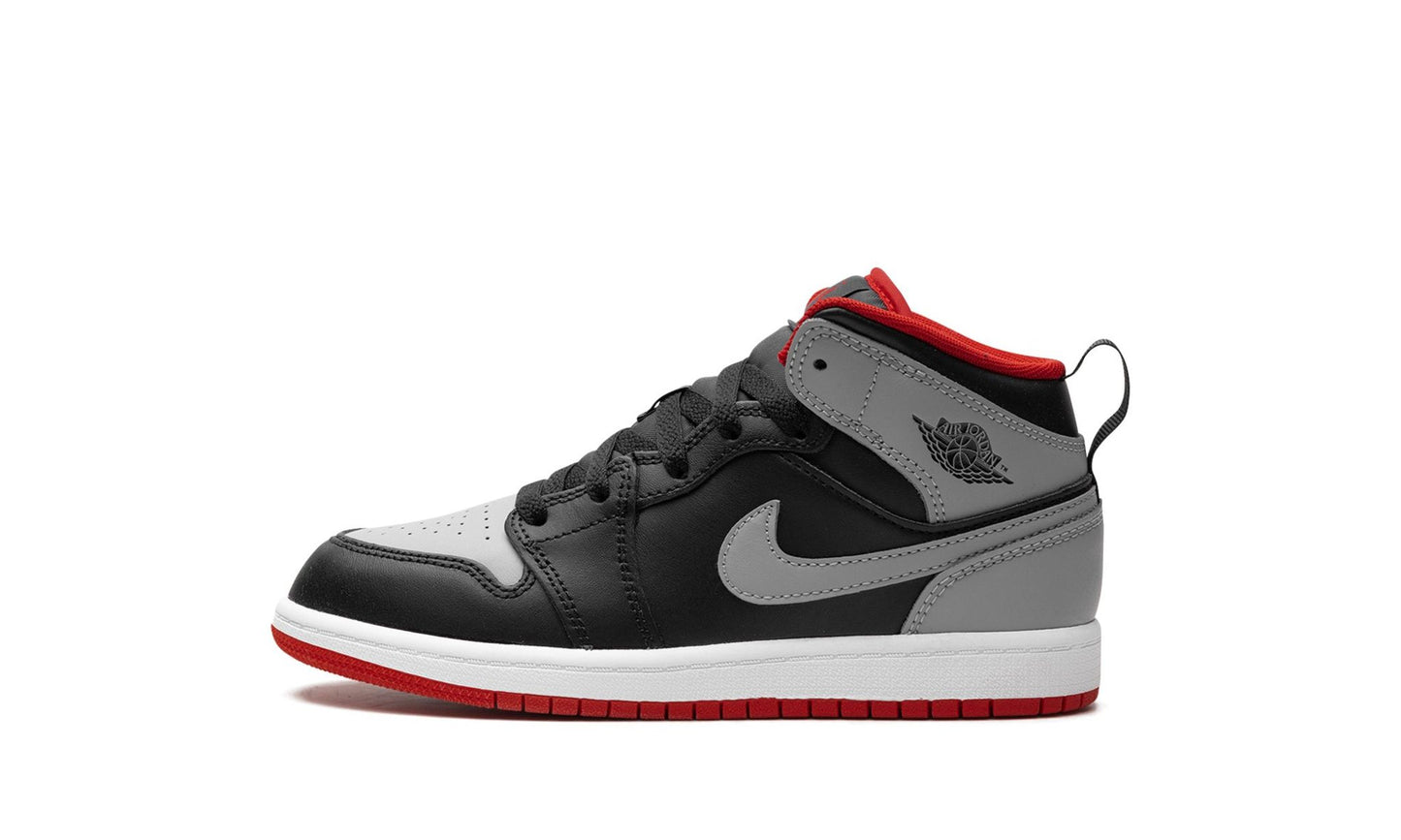 AIR JORDAN 1 MID PS "Bred Shadow"