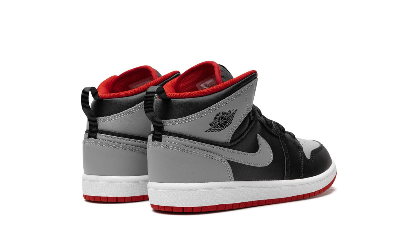 AIR JORDAN 1 MID PS "Bred Shadow"