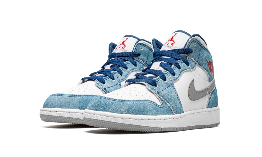 AIR JORDAN 1 MID SE GS "French Blue"