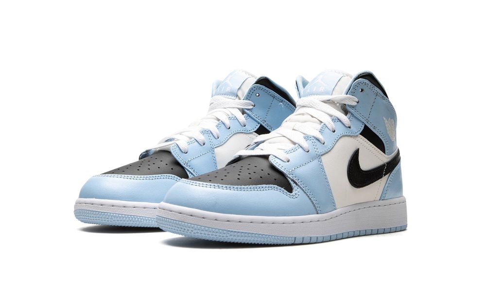 AIR JORDAN 1 MID GS "Iced Blue"