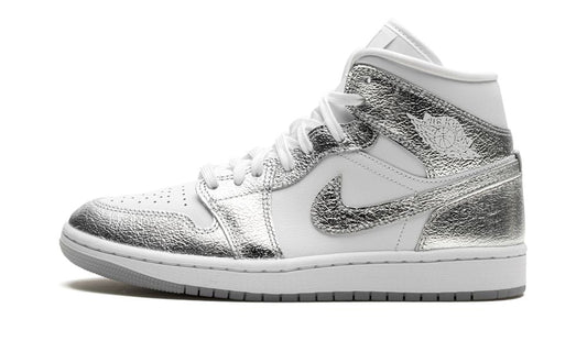 WMNS AIR JORDAN 1 MID SE "Metallic Silver"