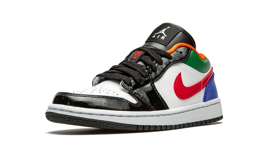 WMNS AIR JORDAN 1 LOW "Multicolor Black Toe"