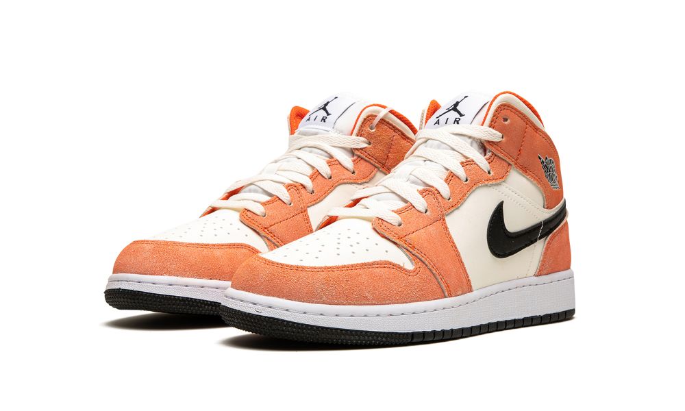 AIR JORDAN 1 MID SE GS "Orange Team"