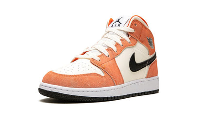 AIR JORDAN 1 MID SE GS "Orange Team"