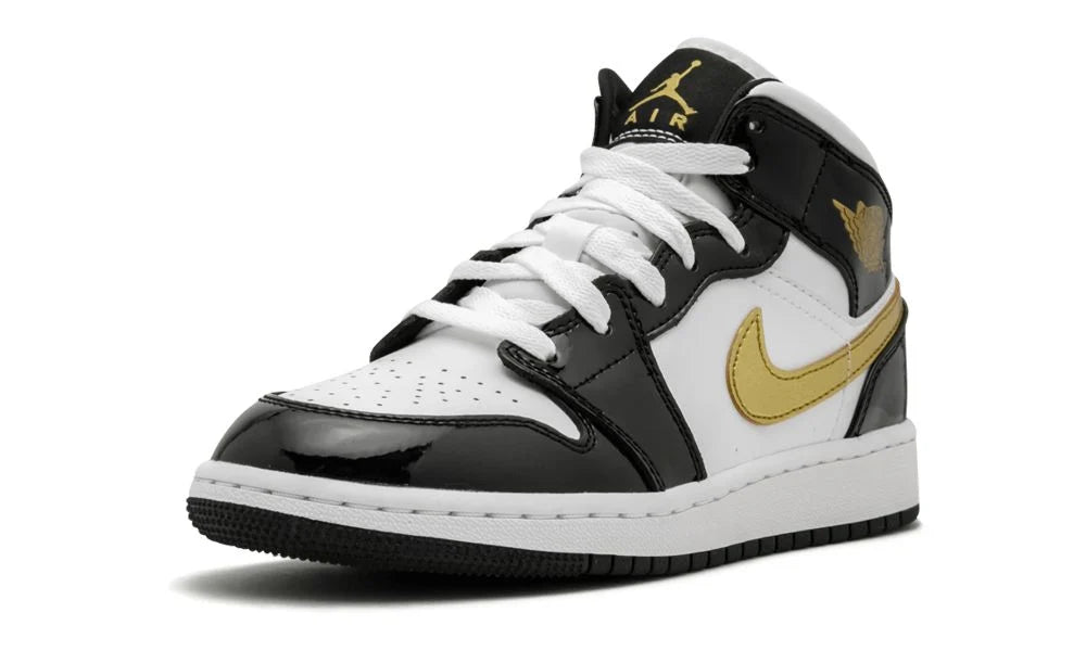 AIR JORDAN 1 MID GS SE "Patent Gold"