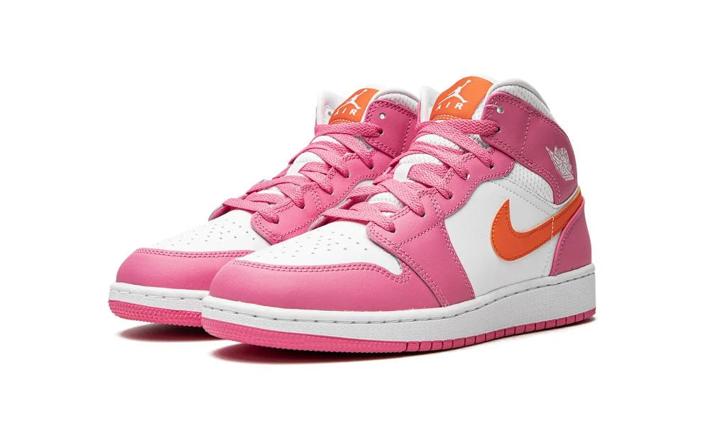 AIR JORDAN 1 MID GS "Pinksicle Orange"