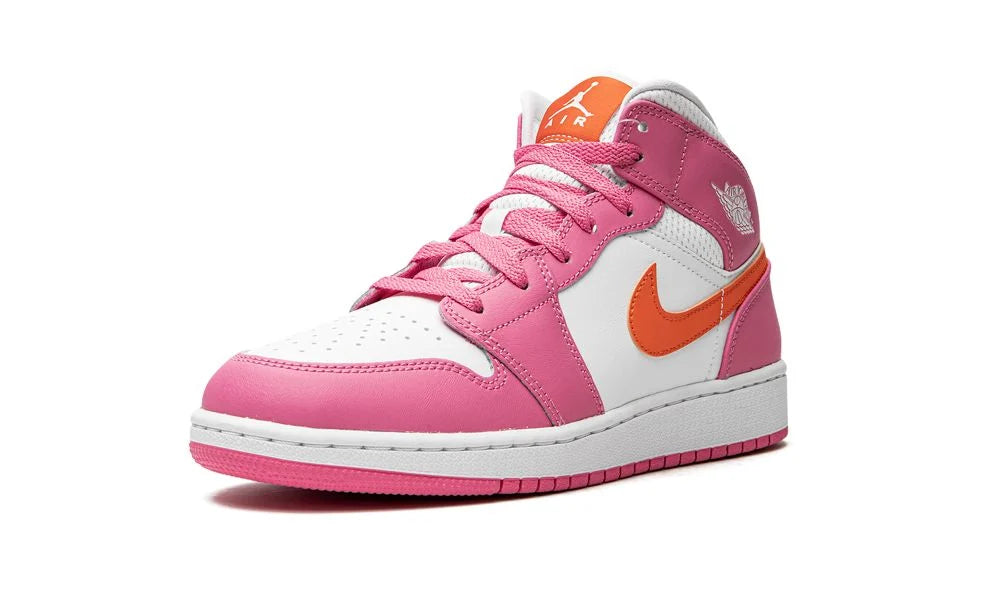 AIR JORDAN 1 MID GS "Pinksicle Orange"