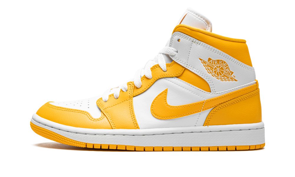 WMNS AIR JORDAN 1 MID "University Gold"