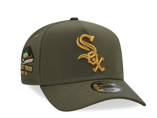 NEW ERA CHICAGO WHITE SOX COMISKEY PARK OLIVE GOLD